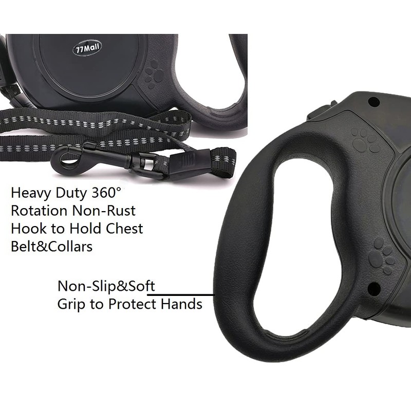 Retractable Dog Leads 26ft Pet Adjustable Leash for Small Medium