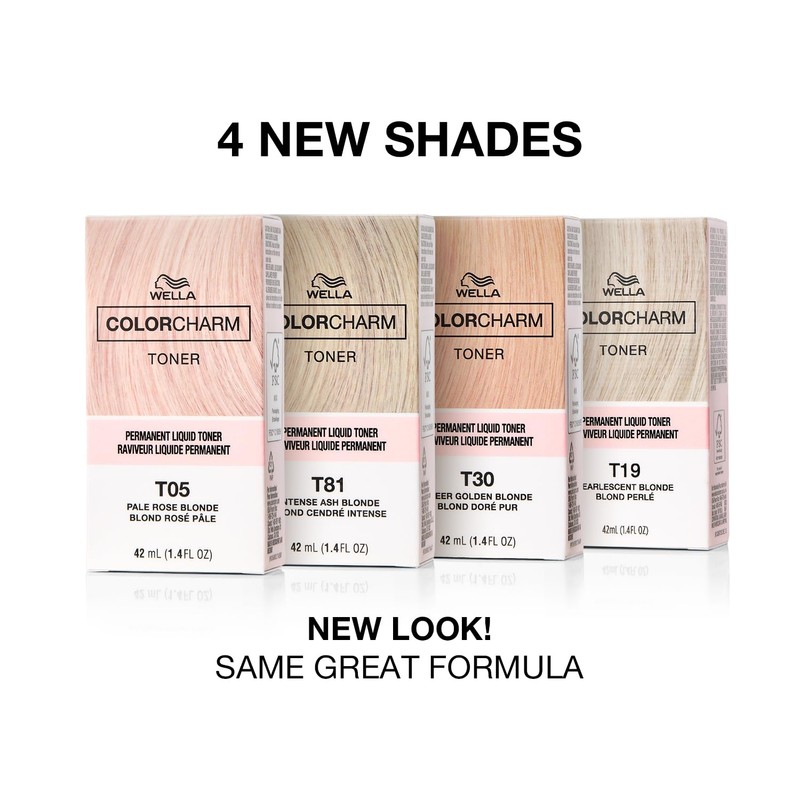 COLORCHARM Permanent Liquid Toners| Neutralize Brass| Free of Parabens| Vegan|
