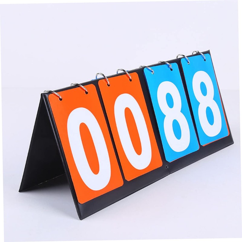 KOMBIUDA Scoreboard Reusable Scoreboard Portable Score Keeper for Basketball Game