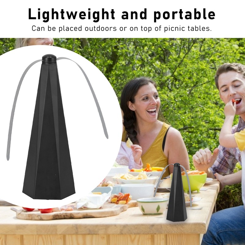 Hexagonal Mosquito Repellent Fan Automatic Mute USB Powered Fly Repeller