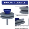 Lawn Mower Blade Sharpener for Drill, 4 Pack Double Layer
