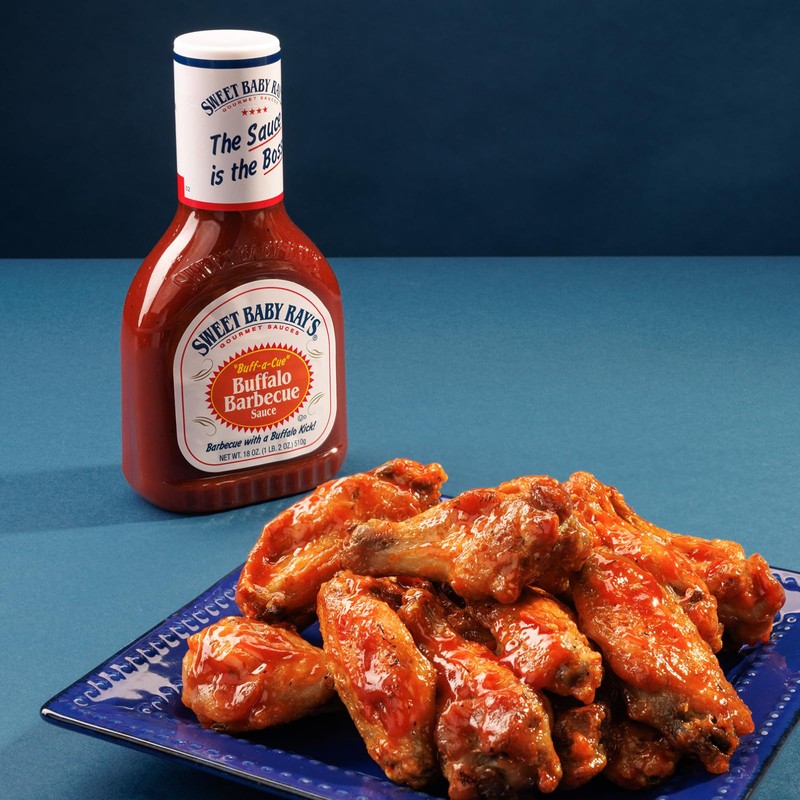 Sweet Baby Ray’s Buffalo Barbecue "Buff-a-Cue", 18 Oz (Pack of