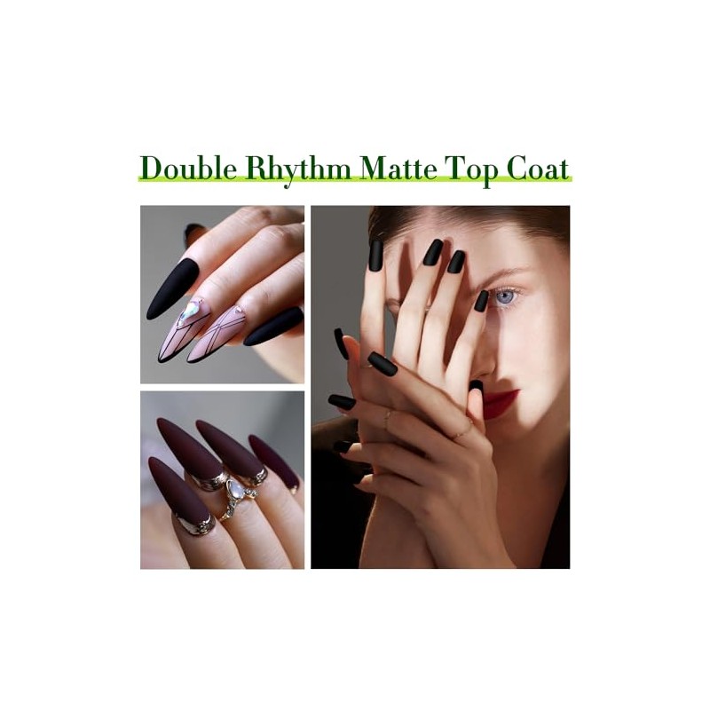 Double Rhythm- Capa superior de gel que no necesita limpieza,