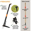 Fiskars 4-Claw Stand Up Weed Puller Tool – Long Handle