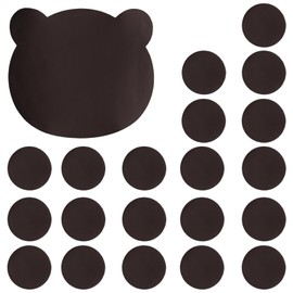 Yukfdcnb 21 Pieces of Self-Adhesive Leather Repair Patches Tape Stickers, Repair Kit Sofas, Bags, Furniture, Car Seats and Interior, Waterproof and wear-Resistant (Brown)