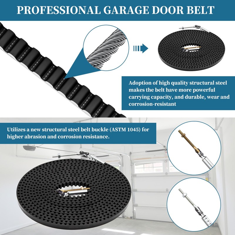 Upgraded Drive Belt 39354R. S, Compatible with Genie Garage Door