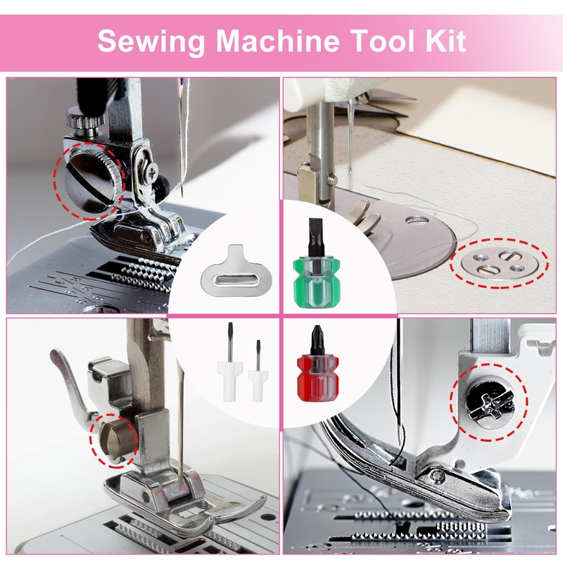 16pcs Sewing Machine Cleaning Kit, Sewing Machine Crevice Cleaning Tools