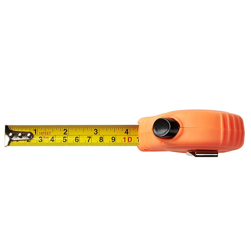Dekton Hi Vis Green Soft Grip Autolock Tape Measure 5m