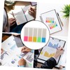STOBOK 10 Pack Fluorescent Memo Notes Index Tabs Easy Sticky