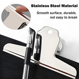 ZHYOPING Large Silver Bulldog Clips – 15 Pack 100mm Metal Binder Clips, Heavy Duty Paper Clamps, Stainless Steel Bull Dog Clips for A4 Documents, Drawing Board, Photos, Crafts, Office & Kitchen Use