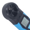 Handheld Anemometer 180° Fan Rotation LCD Digital Display Temperature Humidity