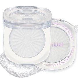 FelinWel Paleta de resaltadores, iluminador brillante, polvo de brillo natural de larga duración para cara y cuerpo, maquillaje resaltador suave para 