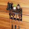 Broom Holder Wall Mount, Mop Organizer with Cleaning Tools Storage
