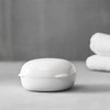 LaaSong Soap Holder Travel Case Portable Round Soap Dish with