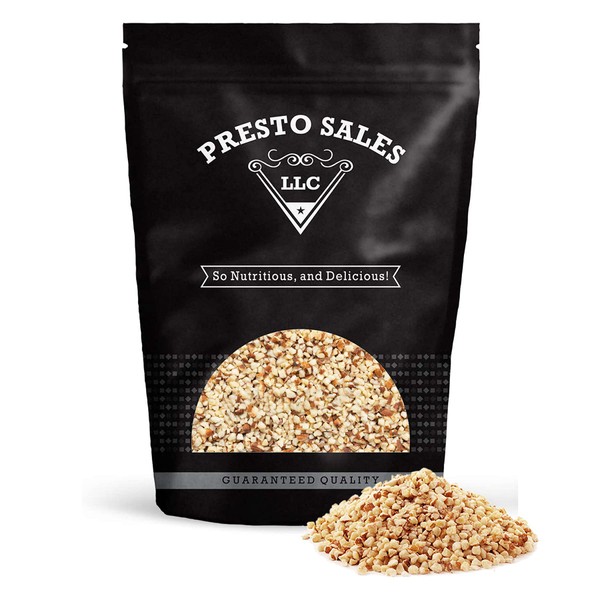Filberts/Hazelnuts, Raw Small Chopped, Highly Nutritious, Perfect Snack, Vegan, Keto, Protein, Delicious Packed in a 1 lb. (16 oz.) resealable pouch bag by Presto Sales LLC