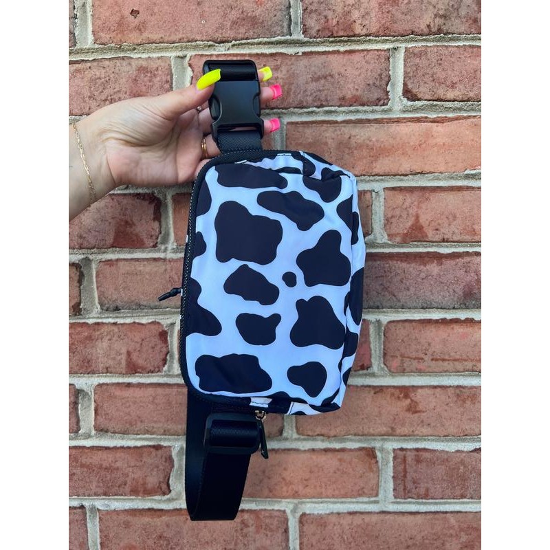 Original 50" Long Strap Iris Crossbody Bag:_Hot Pink