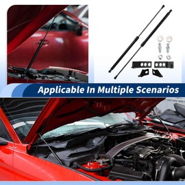 ARISELIFT Front Hood Lift Supports Struts for Volkswagen Jetta MK7 2019-2024 Gas Spring Shocks with Mounting Brackets