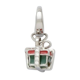 Fossil JF86811040 Women's Charm Pendant X-Mas Gift Glass Stones, Glass, Glass