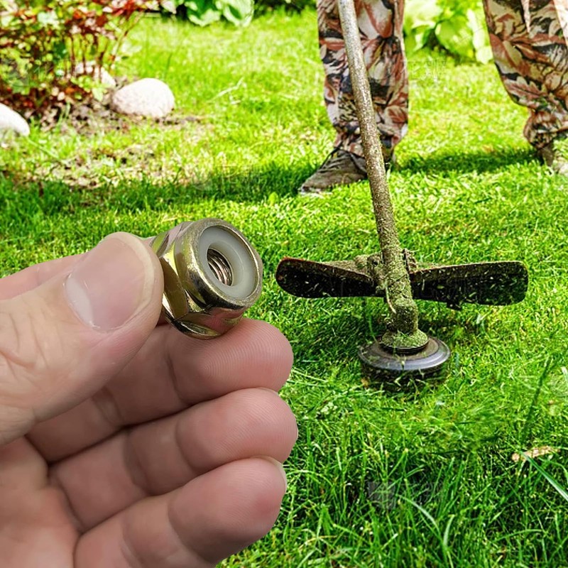 Wjelet Set of 2 Blade Nuts Left Thread Nut Trimmer