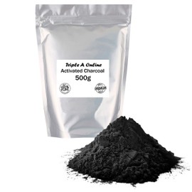 Activated Charcoal Powder 100% Pure Food Grade Natural Coconut Shells 25g-1kg Free P&P (500g)