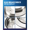 KAX 12.6" Rear Rotors and Pads Kit For 2005-2020 Chrysler