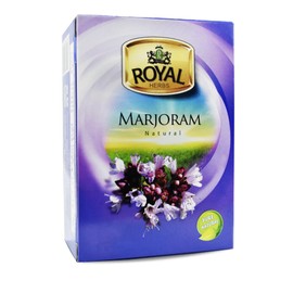 Royal Tea Egyptian Marjoram Tea Bags Pure Natural Flavor Herbal Flower No Caffeine No Artificial Flavors No Additives Traditional Spice 48 Tea Bags