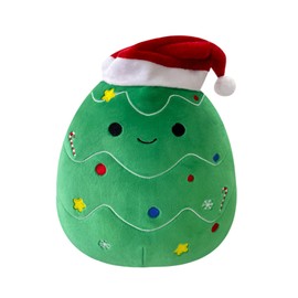 COSORO 20cm Christmas Green Tree Soft Plush Toy,8" Cute Xmas Squishy Xmas Tree Christmas Plush Pillow Toy,Stuffed Animal Tree Plushies Toys for Kids Girls Boys Birthday Gift Christmas Cuddly Toy