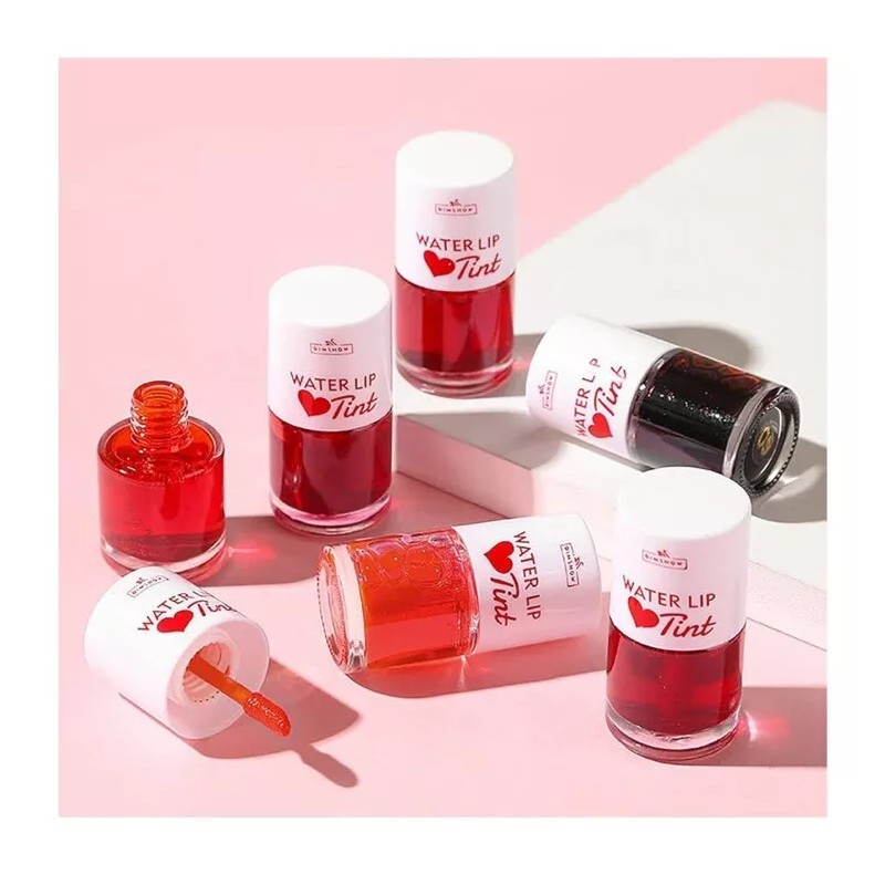 DIMSHOW 6pcs Makeup Water Jelly Tint Sheer Lip & Cheek