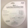Axis 6-ft Audio/Video Cable Interchanging Gold Series New In Sealed