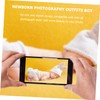 MERRYHAPY 1 Set Newborn Photography Props Set Swaddle Wrap Headband
