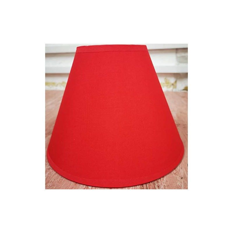 Lampshade for ceiling and table lamps, 30 cm Classic red
