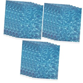 Operitacx 15 Sheets Modelling Materials Sand Table Stream Model Gel Outdoor Home Decoration Living Room Decoration Fake Water Wave Landscape Decoration Sand Table Cuttable Water Wave Plastic