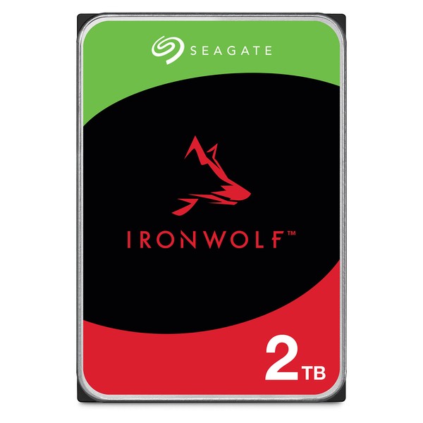 Seagate IronWolf ST2000VN003 3.5" 2TB Internal Hard Drive (CMR), 6Gb/s 256MB, 5400rpm, 24-Hour Operation, PC NAS