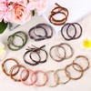 20 Boho Hair Ties in 5 Styles, 10 Colors -