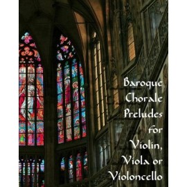 Baroque Preludes For Violin, Viola Or Violoncello