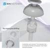 BDN FASTENERS Polycarbonate Skylight Screws #12×2-3/8"(12-14x60mm), Hex Flange Head, Self-Drilling