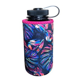 Koverz XL Neoprene 32-40 oz Water Bottle Insulator Cooler Coolie - XL Tropics