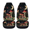 WUYOJUXA Mushroom Print Car Seat Cover Set for Front Seat