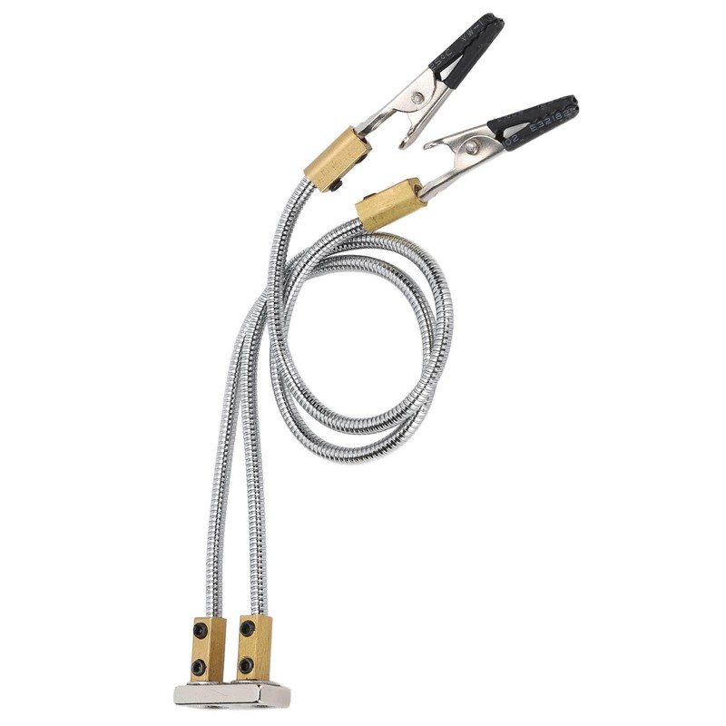 Two Arms Soldering Helping Hands, Welding Third Hand Tool,Flexible Gooseneck