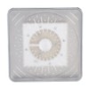 6 Inch Fixed Square Rain Shower Head Water Flow Powered