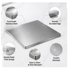 Large Stainless Steel Cutting Board for Kitchen Prep – Double-Sided