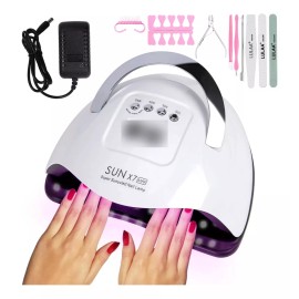 Ktmouw Lampara Para Uñas Lámpara Uv Led 150w Profesional+kit Básico