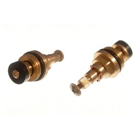 Pack of 4 Tap Gland Standard Insert Valve Brass