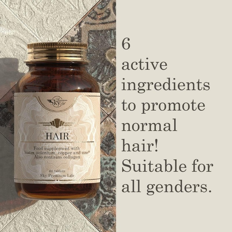 Sky Premium Life Hair Food Supplement – 120 Tablets with