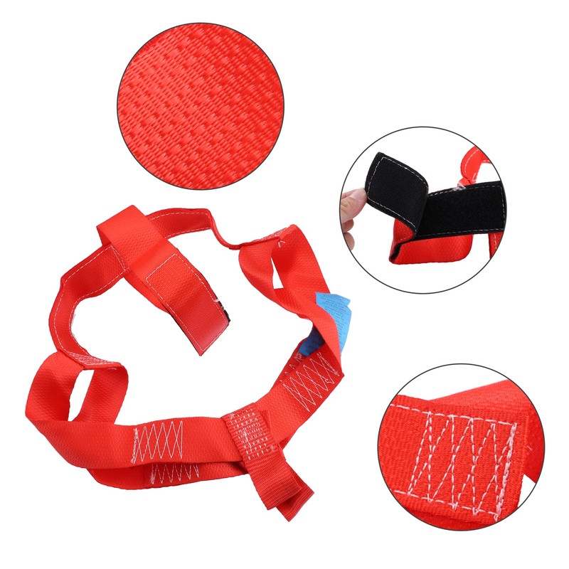 X AUTOHAUX 1 Set Front Rear Wheel Transport Tie Down