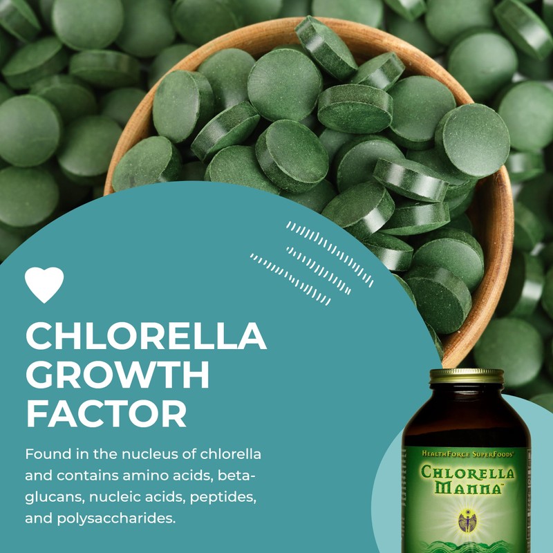 HEALTHFORCE SUPERFOODS Chlorella Manna - Powder - 350 Grams