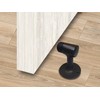 QCAA Solid Brass Door Stop, 3" Height, US10B ORB(Oil-Rubbed Bronze),