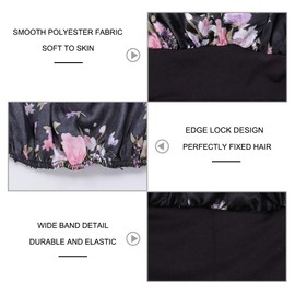 Silk Satin Bonnet-4 Packs Women Satin Hair Bonnet for Curly Hair Satin Bonnet Silk Sleep Cap Silk Hair Wrap for Sleeping Black Hair