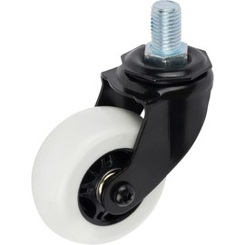 Caster Wheel for Razor Crazy Cart - Premium Replacement 76mm x 30mm Wheel for Crazy Cart, CC XL and DLX - Complete Caster Front/Rear Wheel Assembly - Razor Part W25143461058