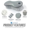 Pack of 3 Scrubbing Brush – Plastic Scrubbing Brushes for